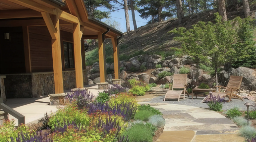 Zone Zero home hardening example from Fire Safe Marin